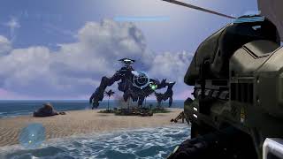 Halo 3 Totally normal scarab fight [upl. by Yelloh926]