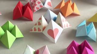 Origami  ein Schnipp Schnapp falten [upl. by Eitsirc]