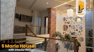 Best 5 Marla House Design in Pakistan  Double Height  Interior Design  Hafiz Builders  30x45 [upl. by Barnes]