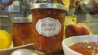 Ma CONFITURE DE PÊCHES à lancienne délicieuse et inratable Grand Mère Mitraille  Gourmandises TV [upl. by Etessil]