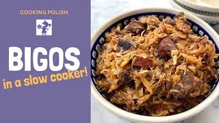 Hunters Stew  How to Make Polish Bigos in a Slow Cooker [upl. by Arahs]