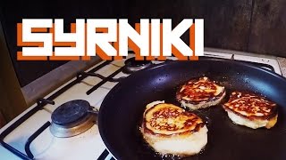 MAKE SYRNIK AT VADIMS PLACE  Russian Syrniki simple recipe [upl. by Dita765]