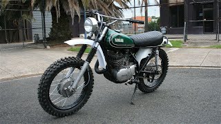 1973 Yamaha DT250DT3 Full Scrambler Restoration [upl. by Stoffel]