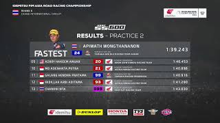 LIVE IDEMITSU FIM Asia Road Racing Championship Round 6 BURIRAM Morning Practice Session [upl. by Bertrando]