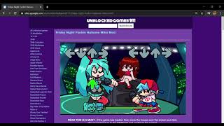 FNF Hatsune Miku Mod on unblocked games 911 [upl. by Yborian]