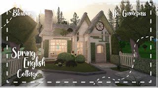 Bloxburg  Cottagecore Starter House Speedbuild no gamepasses [upl. by Ailic479]