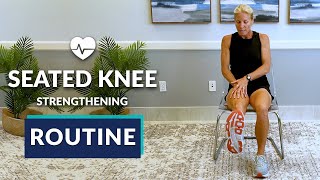 End Your Knee Pain with Seated Knee Strengthening Exercises [upl. by Reppep]