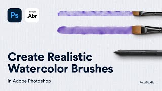 How to Make Real Watercolor Brushes in Photoshop Free Download [upl. by Oznol406]