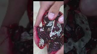 How to Cut Pomegranate Fruit Easily [upl. by Aratnahs]