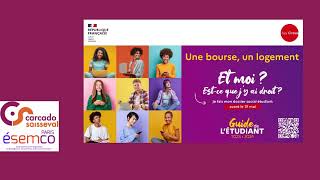 BOURSES ETUDIANTS 2023 2024 [upl. by Bowra]