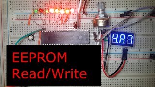 EEPROM ReadWrite 🔴 PIC Microcontroller Programming Tutorial 9 MPLAB in C [upl. by Kleiman991]