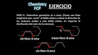 Nomenclatura de alquenos cis trans sin ramificaciones [upl. by Mali148]