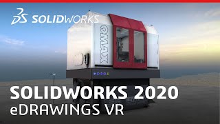 Whats New in SOLIDWORKS 2020  eDrawings VR [upl. by Xaviera452]