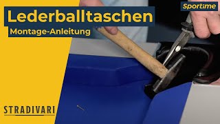 Lederballtaschen MontageAnleitung bei Billardtischen der Serie ClubPro von Automaten Hoffmann [upl. by Marx807]