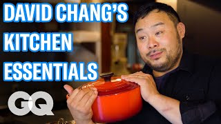 Momofukus David Chang Reveals What You Need in Your Kitchen  GQ [upl. by Yatnahs160]