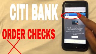 ✅ 3 Ways To Order Citi Bank Replacement Checks 🔴 [upl. by Kayne]