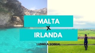 INTERCÂMBIO EM MALTA x IRLANDA  Custo de vida salário visto e etc [upl. by Anoyek]