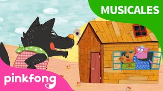 Los Tres Cerditos  Cuentos Clásicos Musicales  Pinkfong Cuentos Infantiles [upl. by Ennaer]