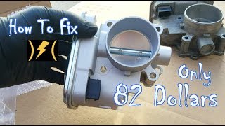 How to Replace Throttle Body Dodge Avenger amp Dodge Caliber Electronic Throttle Control Light Fix [upl. by Hartzell]