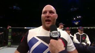 Fight Night New Jersey Ben Rothwell Octagon Interview [upl. by Eeramit543]