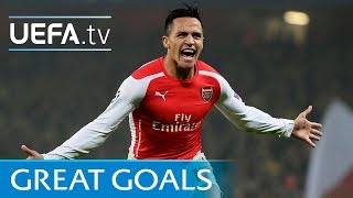 Alexis Sánchez – Five great goals [upl. by Strepphon]