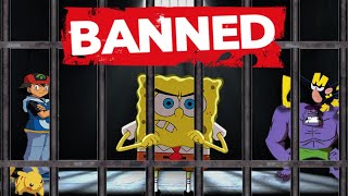 These Cartoons Were BANNED  3 MORE Controversial Cartoon Episodes [upl. by Bonnee618]