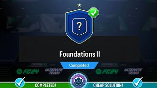 Foundations 2 SBC Completed  Cheap Solution amp Tips – FC 24 [upl. by Assyla]