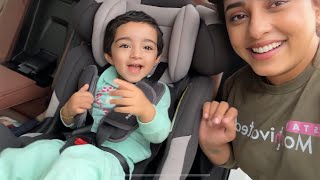 Road Trip To Chennai In Our New Car  Pearle Maaney  Srinish Aravind  Baby Nila [upl. by Aelat]