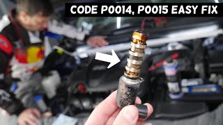 KIA OPTIMA CODE P0014 P0015 ENGINE LIGHT ON FIX [upl. by Alag]