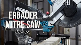 Erbauer Mitre Saw Review [upl. by Eelanej]