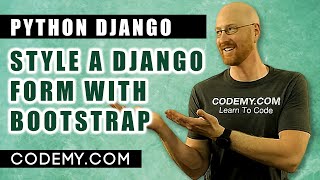 Style Django Forms With Bootstrap  Django Blog 5 [upl. by Garlen306]