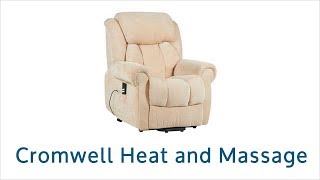 Cromwell Riser Recliner Chair with Heat and Massage [upl. by Ennad]