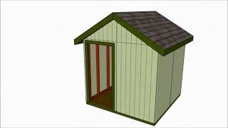 8x8 Shed Plans [upl. by Jameson564]