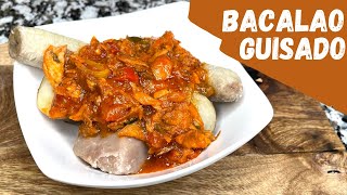 Como Hacer el MEJOR Bacalao Guisado con Viandas  Puerto Rican Cod FIsh Stew [upl. by Hewett]