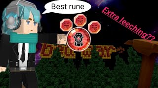 Power of rage S rune Bedwars  blockman go [upl. by Sisto102]