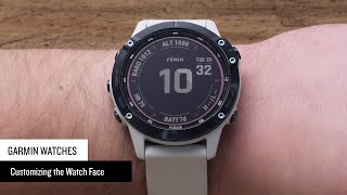 Support Garmin Watch Face Customization [upl. by Harmonia]