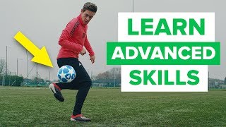 LEARN FLASHY FOOTBALL SKILLS  advanced skill moves [upl. by Charlene818]