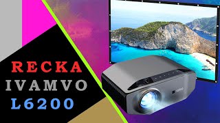 Ivamvo L6200 📽 dobry budżetowy projektor  Recenzja 4K [upl. by Elwaine869]