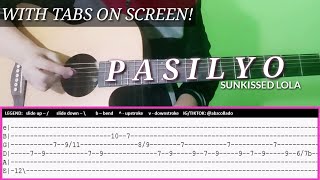 pasilyo guitar tabs  abz collado  sunkissed lola [upl. by Ellekcir86]