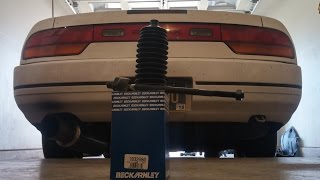 Nissan 240SX  Inner tie rod replacement [upl. by Adnawed]