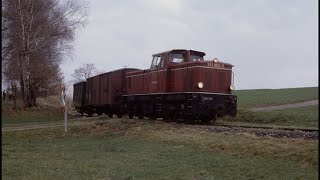 Das Öchsle Schmalspurbahn Ochsenhausen Warthausen in den 1980ern [upl. by Asilam]