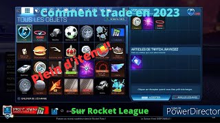 Comment TRADE en 2023 sur Rocket League [upl. by Artaed]