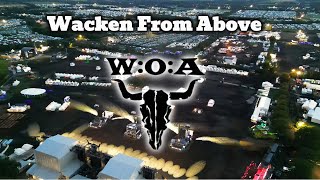 Wacken Open Air 2024 Worlds Largest Metal Festival View from Above [upl. by Martica]