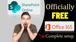 How to get Microsoft Office 365 free OFFICIALLY in 2022  SharePoint Online with full features [upl. by Keelin]