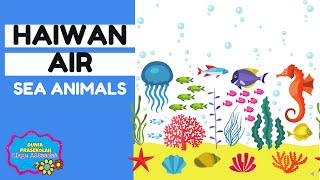 TEMA HAIWAN AIR  PRASEKOLAH  SEA ANIMALS [upl. by Bridge969]