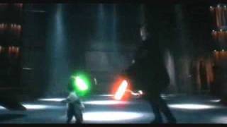 Yoda vs Count Dooku Star Wars Episode II [upl. by Snow]