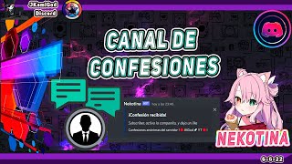 🟣 Canal de confesiones anónimas o publicas💠 Discord 📡 JKamiGod [upl. by Etnomed942]