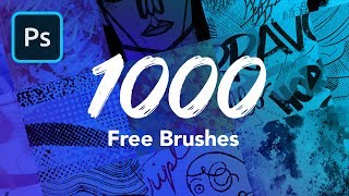 1000 Free Photoshop Brushes [upl. by Markos]