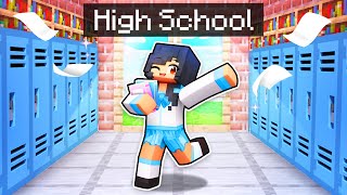 Playing as A STUDENTS In Minecraft High School [upl. by Xxam]