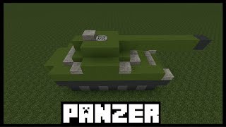 Minecraft Tutorial  Panzer bauen  Deutsch [upl. by Clothilde]